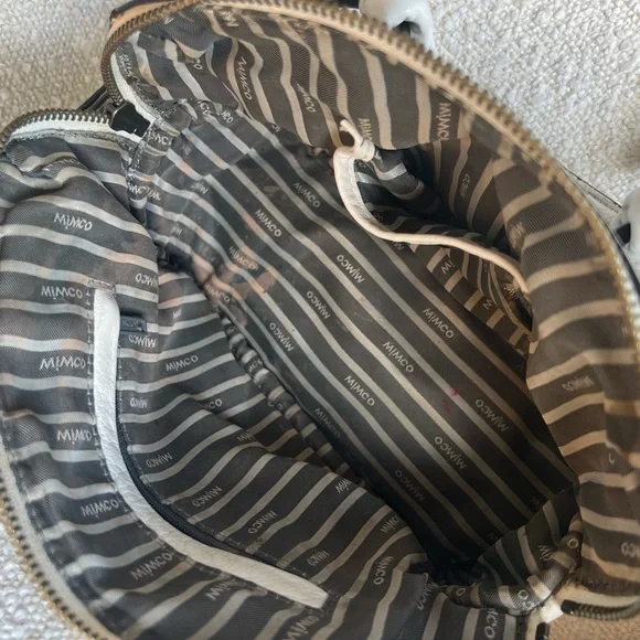 Mimco leather turn-lock bag white - Picture 6 of 10